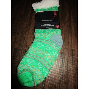 Thermaxx Sherpa Slipper Socks Ultra Soft Acrylic Thick Cushion fits Shoe 4-10